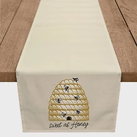 Sweet As Honey Hive 16" x 72" Poly Twill Table Runner