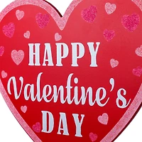 Glitzhome® 15" Wooden Heart-Shaped Valentine's Yard Stakes Set