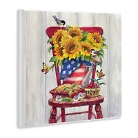 Stupell Industries Patriot Porch Still Life Wall Plaque Art