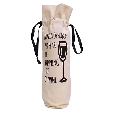 Personality Case™ Novinophobia Canvas Wine Bag