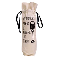 Personality Case™ Novinophobia Canvas Wine Bag