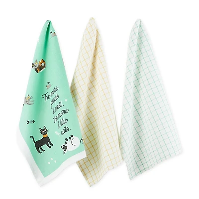 Cat Person Dishtowel (Set of 3)
