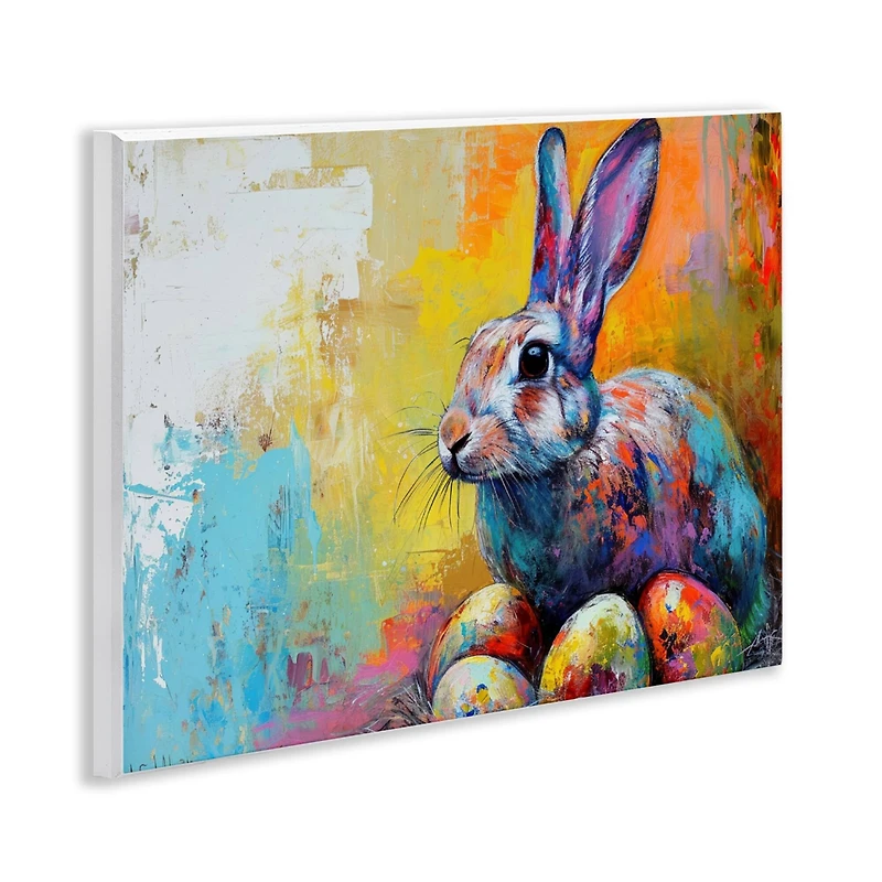 Stupell Industries Easter Joy Abstract Wall Plaque Art