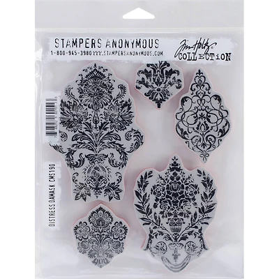 Stampers Anonymous Tim Holtz® Distress Damask Cling Stamps