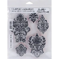 Stampers Anonymous Tim Holtz® Distress Damask Cling Stamps