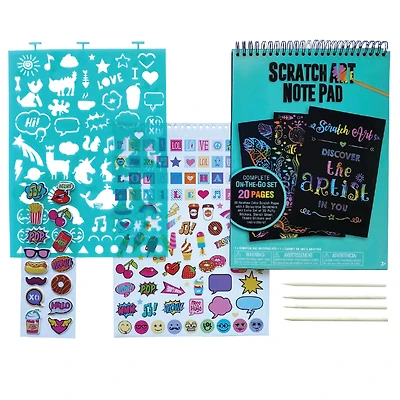 The Bubble Factory Spiral Bound Scratchpad Set