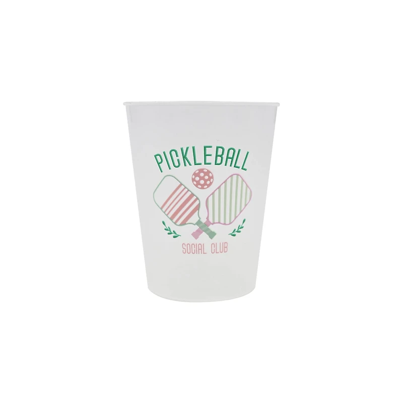 Assorted 12oz. Pickleball Frosted Cups, 6pc. by Fab Finds