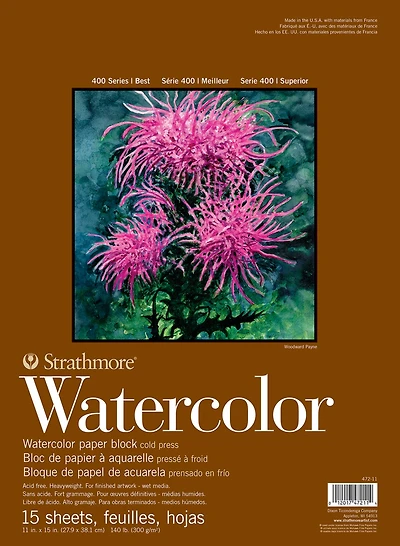 Strathmore® 400 Series Watercolor Paper Block