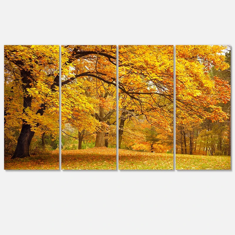 Designart - Golden Autumn Forest