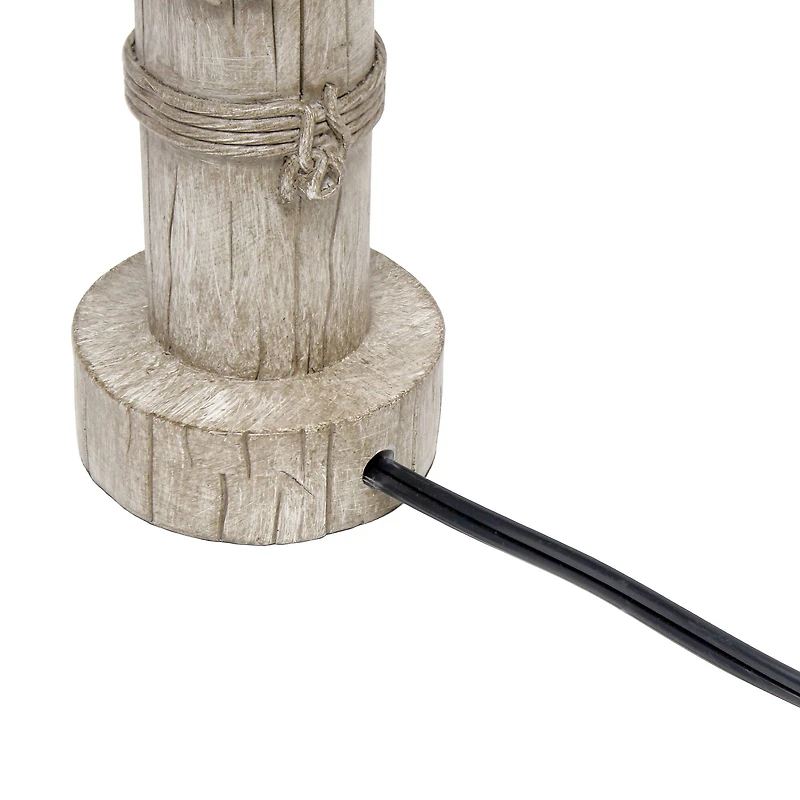 Simple Designs™ 17" Beige Wash Sitting Pelican Table Lamp with White Shade