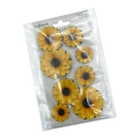49 And Market Amber Sunflower Paper Flowers, 8ct.