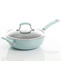 Kenmore® Elite Andover 10-Piece Glacier Blue Nonstick Aluminum Cookware Set