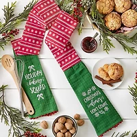 DII® Holiday Baking Kitchen Towel Scarf