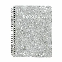 Steel Mill & Co.® Silver Glitter Mini Notebook