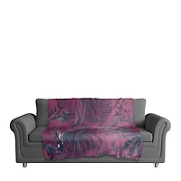 Peacock Pattern 50" x 60" Coral Fleece Blanket