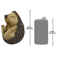 Design Toscano 6.5" Large Roly-Poly Laughing Hedgehog Statue