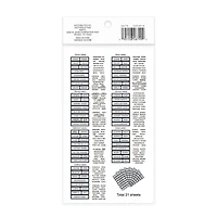 Black Border Rectangle Household Label Stickers by Recollections™