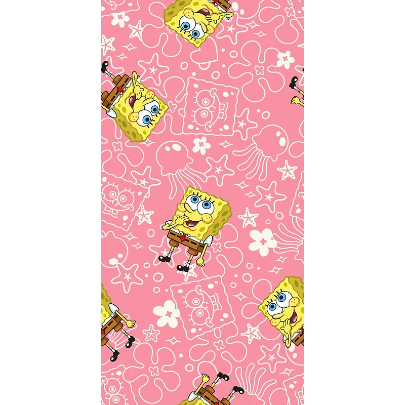 Springs Creative Spongebob Simple Icon Cotton Fabric