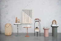 Hello Honey® 23.5" Natural Hand-Woven Bamboo Lantern with Jute Handle & Glass Insert