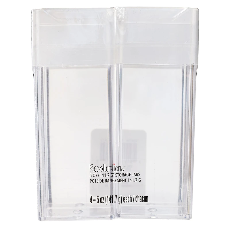 5oz. Storage Jars, 4ct. by Simply Tidy™
