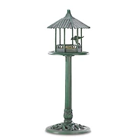 3.3ft. Verdigris Gazebo Standing Bird Feeder