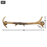 19.5" Rustic Antler Towel Rack