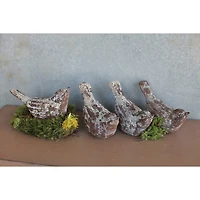 Hello Honey® 5" Heavily Distressed Bird Figurine Set