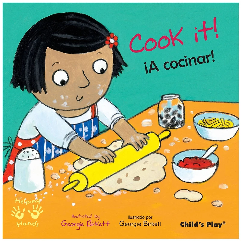 Child's Play Helping Hands/Manos Amigas Bilingual Books, Set of 4