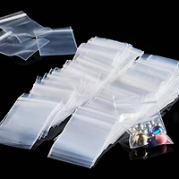 8 Packs: 150 ct. (1,200 total) 1.5" x 2" Resealable Zip Bags by Bead Landing™