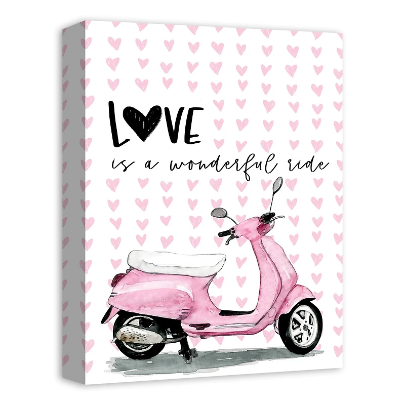 Love is a Wonderful Ride Canvas Art