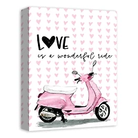 Love is a Wonderful Ride Canvas Art