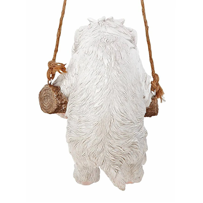 Design Toscano 8" White Maltese Puppy on a Perch Hanging Dog Sculpture
