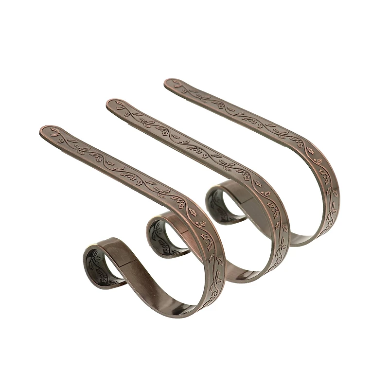 Original MantleClip® Holly Oil-Rubbed Bronze Stocking Holders, 3ct.