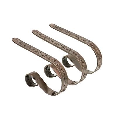 Original MantleClip® Holly Oil-Rubbed Bronze Stocking Holders, 3ct.