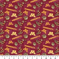 NCAA University of Minnesota Golden Gophers Cotton Fabric