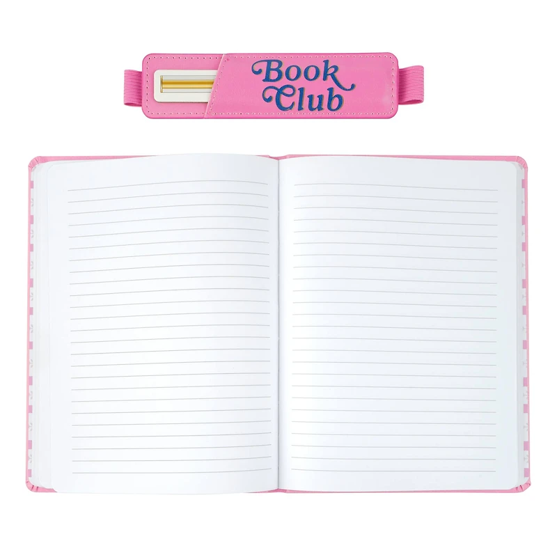 Assorted 6" x 8" Bookish Journal with Pen Pouch, 1pc. by Fab Finds