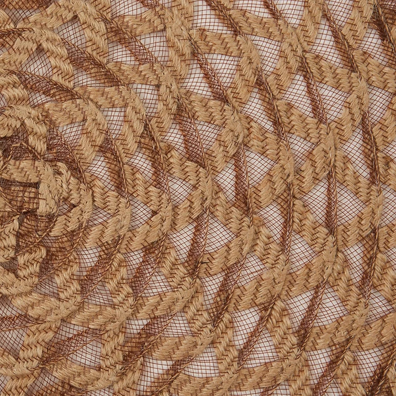 DII® 15" Round Natural Dahlia Woven Placemat Set, 6ct.