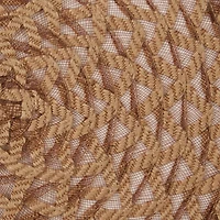 DII® 15" Round Natural Dahlia Woven Placemat Set, 6ct.