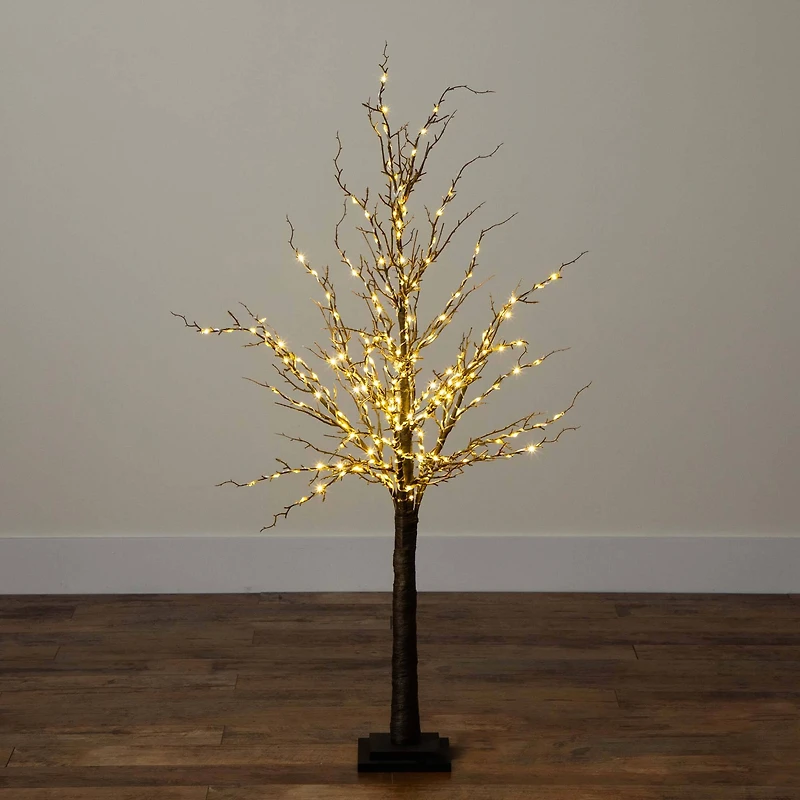 4ft. Pre-Lit LED Twig Tree