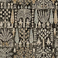 RoomMates Black Persian Ikat Peel & Stick Wallpaper