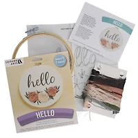 Leisure Arts® 6" Hello Embroidery Kit