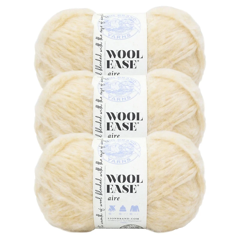 3 Pack Lion Brand® Wool-Ease® Aire Yarn