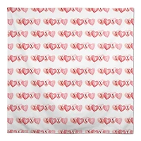58" XOXO Hearts Pattern Tablecloth