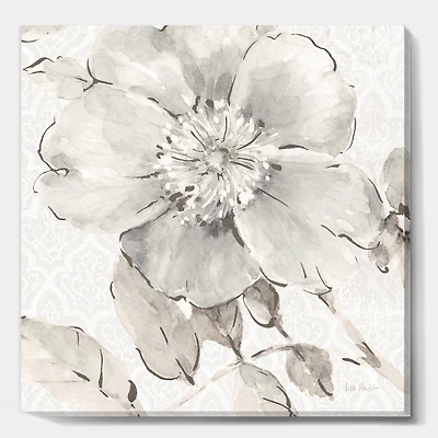 Designart - Indigold Grey Peonies II