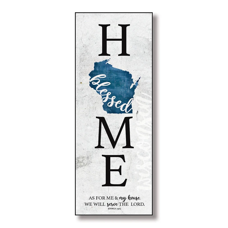 Blessed Wisconsin Home Wall Plaque