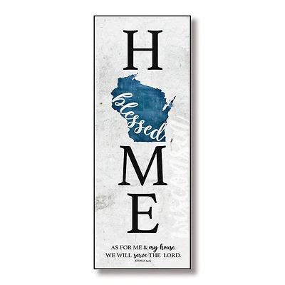 Blessed Wisconsin Home Wall Plaque
