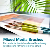 Princeton™ Snap!™ Series 9950 Synthetic Short Handle Liner Brush