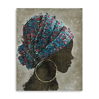 Profile Of A Woman I Canvas Giclee