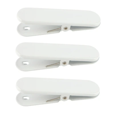 White Metal Pegboard Clips by Simply Tidy®, 3ct.