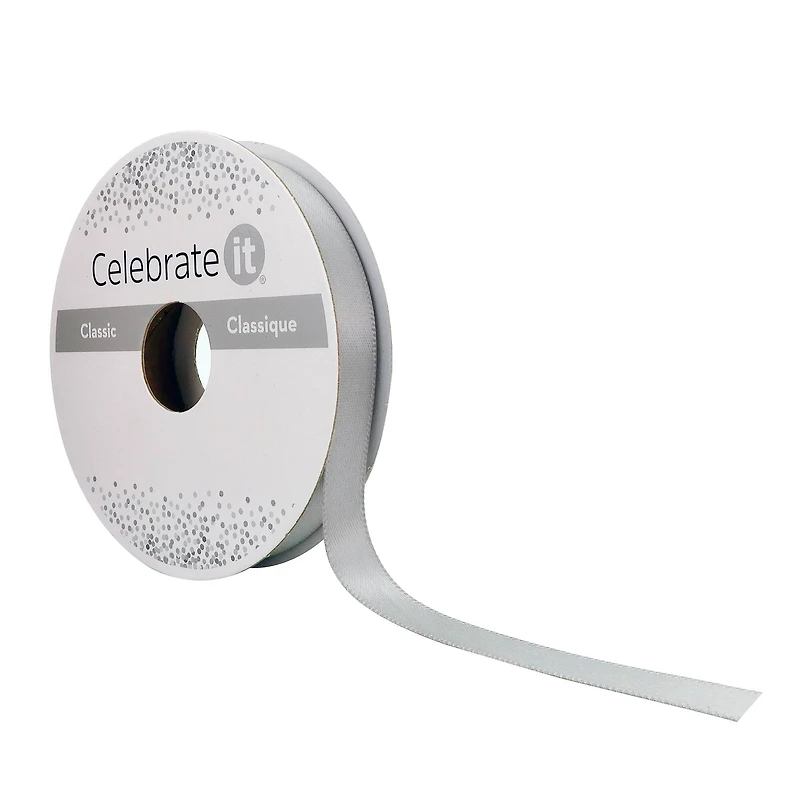 3/8" x 15yd. Satin Ribbon by Celebrate It® Classic